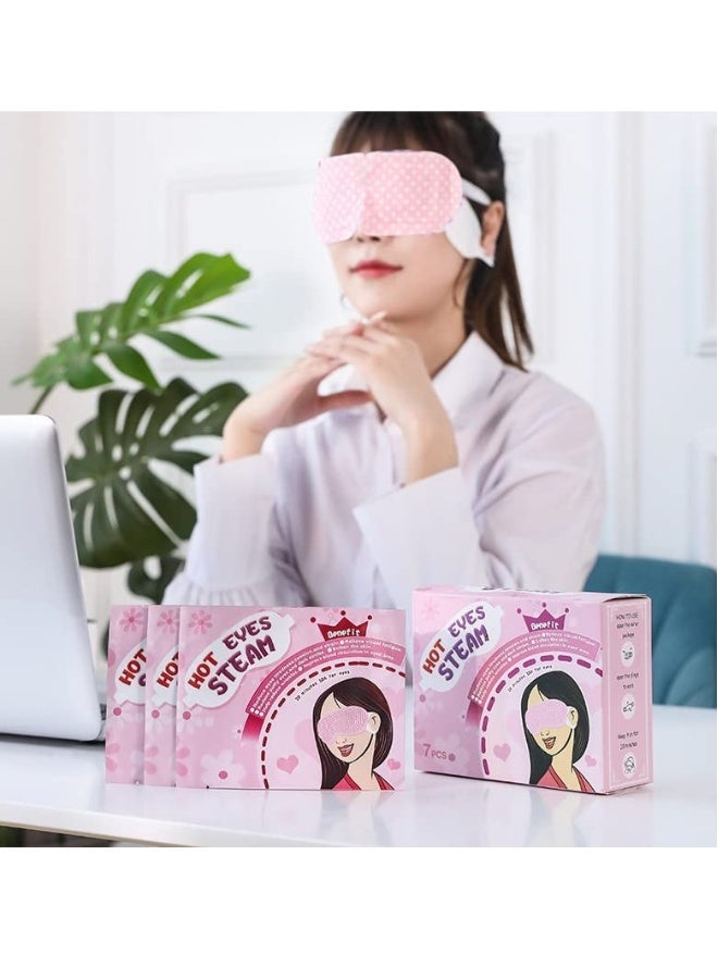 Steam Eye Mask Dark Circles Swelling Eye Mask Relieve Headache Relieve Dry Eyes Relieve stress Relieve Eye Fatigue Use Before Going to Bed Can Help Improve Sleep Quality 14 Sheets - Image 1