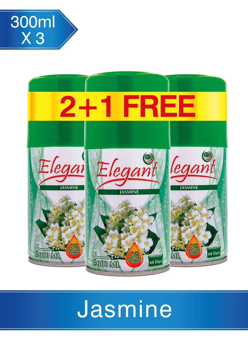 AFS Elegant 3 Piece JASMINE Automatic Refill Spray Set 300ml  - Image 2