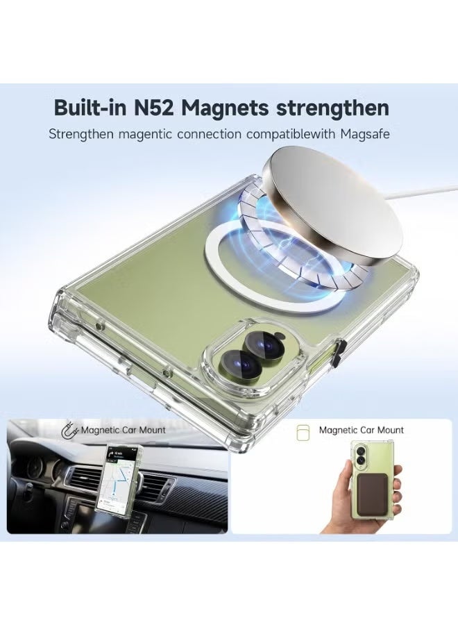 ELTRAZONE Galaxy Z Fold 8 Case Clear MagSafe Compatible Military Grade Slim Rugged Shockproof Protective Cover - Image 5