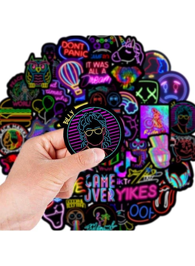 YJ 50-Piece Waterproof Self Adhesive Cool Vinyl Decal Graffiti Sticker Set - Image 3