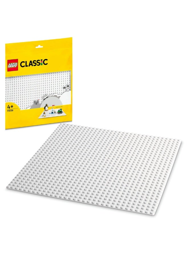 ليغو مجموعة لوح الأساس الأبيض 11026 من LEGO® Classic؛ لعب إبداعي بلا حدود لبناة LEGO ابتداءً من 4 سنوات (قطعة واحدة) - Image 1