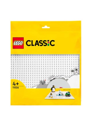 مجموعة لوح الأساس الأبيض 11026 من LEGO® Classic؛ لعب إبداعي بلا حدود لبناة LEGO ابتداءً من 4 سنوات (قطعة واحدة) - view 4