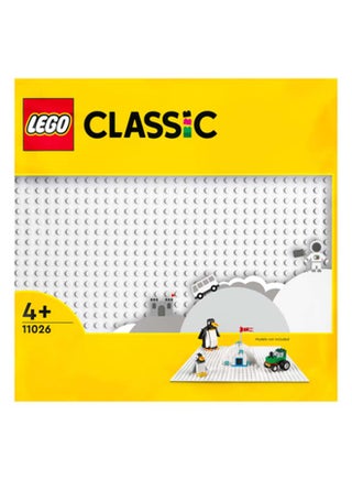 مجموعة لوح الأساس الأبيض 11026 من LEGO® Classic؛ لعب إبداعي بلا حدود لبناة LEGO ابتداءً من 4 سنوات (قطعة واحدة) - view 3