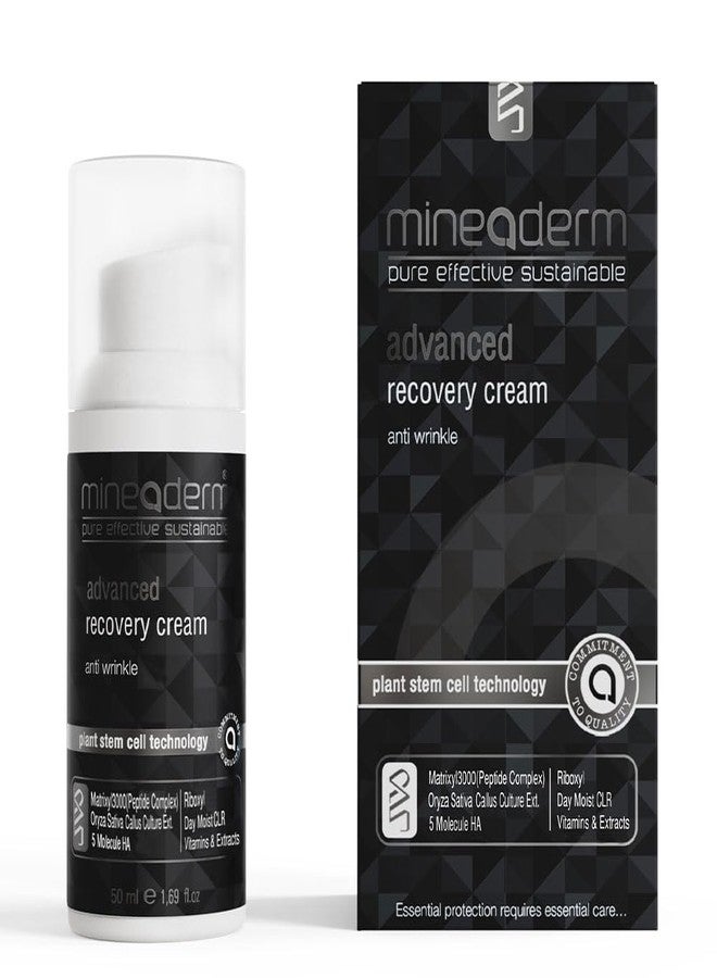 Mineaderm Advanced Recovery Face Cream with Peptides, Regenistem Red Rice & Hyaluronic Acid Anti-Aging Facial Moisturizer for Fine Lines, Wrinkles & Skin Firming - Image 1