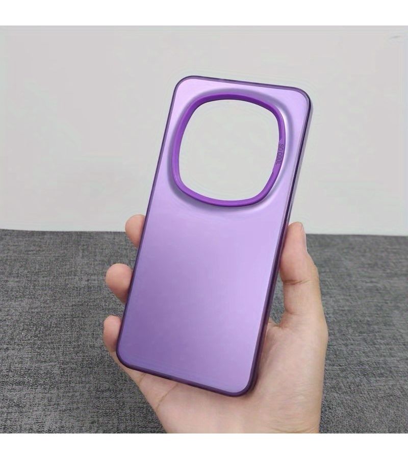 Matte Grey Hard Phone Case For Honor X7C Anti Scratch - Image 1