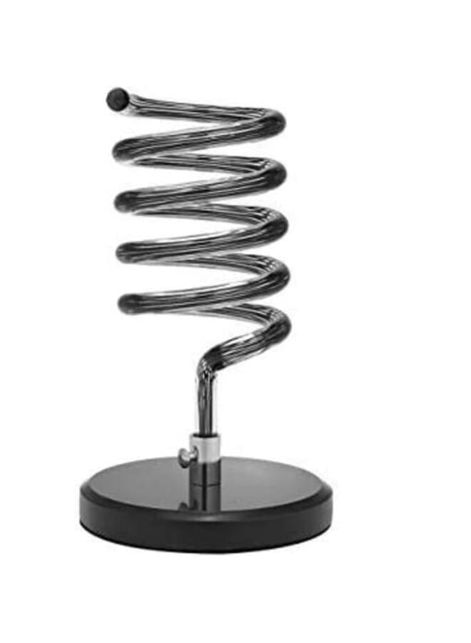 Dryer Stand Spiral Metal Base Small Black