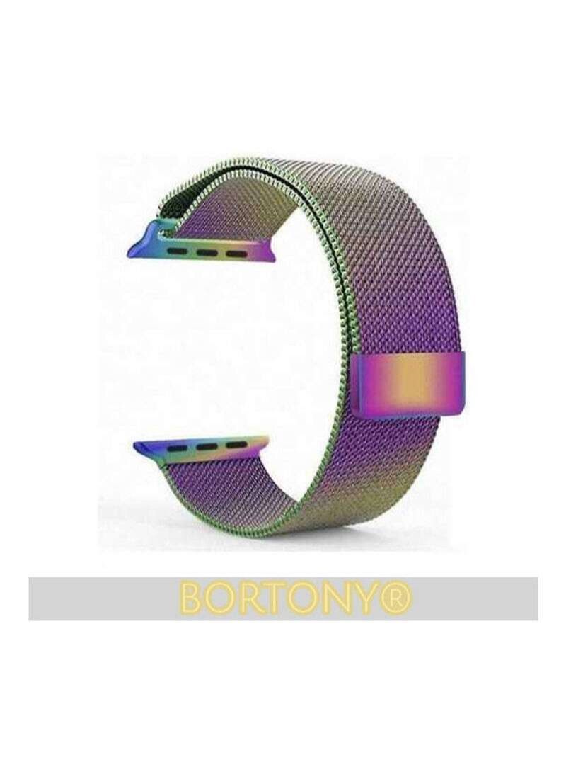 BORTONY Replacement Band For Apple Watch 1/2/3/4/5/6/SE 38/40mm - Image 2