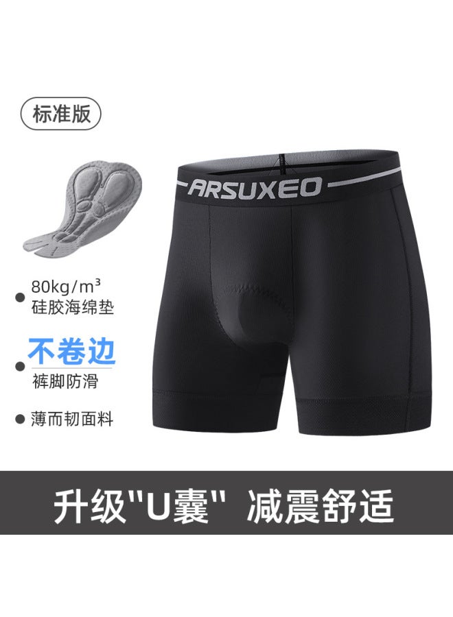 Mens Shock Absorbing Breathable Padded Cycling Underwear for Road Bikes