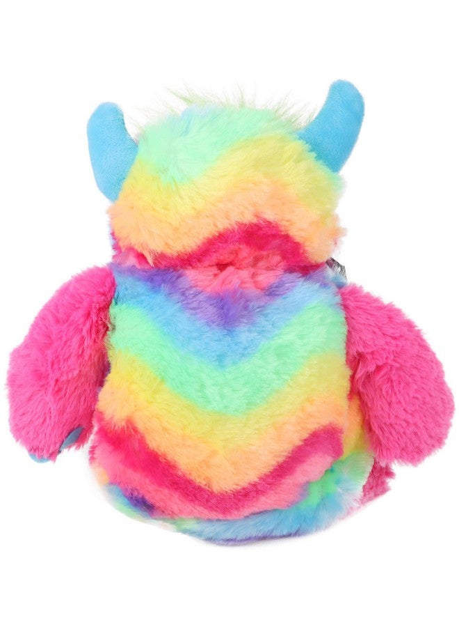Toyland 9" (23Cm) Rainbow Colour Worry Monster Plush Soft Toy Loves Eating Your Worries - Image 4