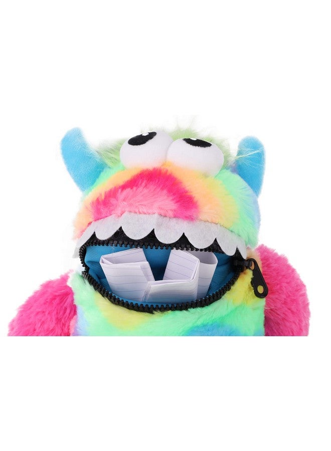 Toyland 9" (23Cm) Rainbow Colour Worry Monster Plush Soft Toy Loves Eating Your Worries - Image 3