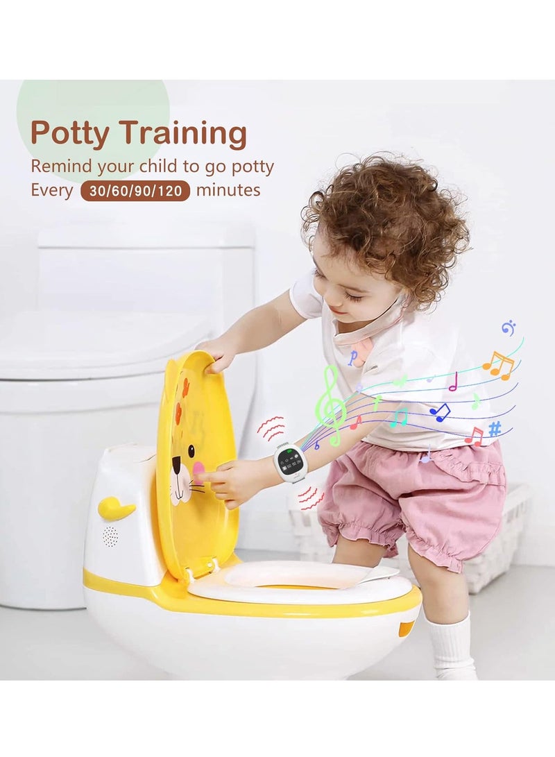 Wireless Bedwetting Alarm Rechargeable Potty Trainer Bedwetting Alert Watch for Children and Elderly with Music and Light Vibration - Image 3