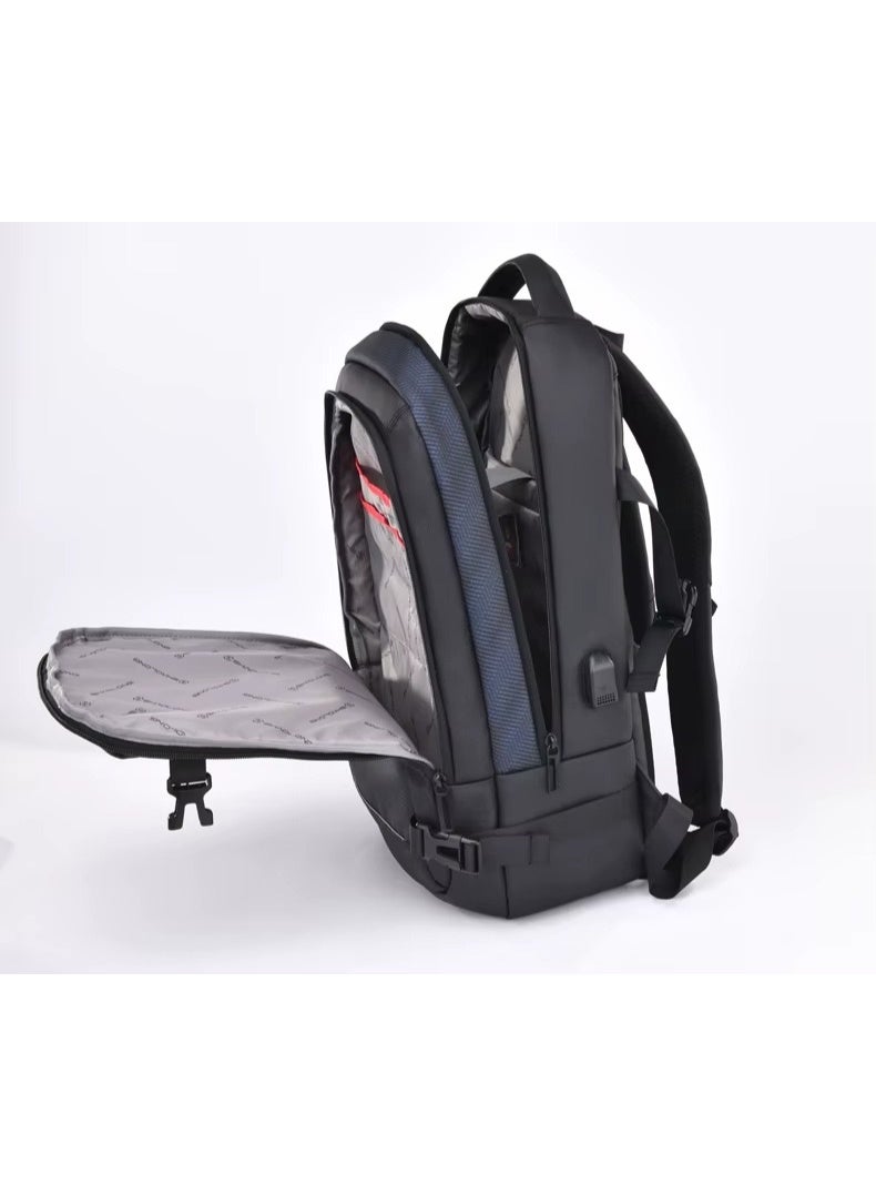 17 Inch Business Laptop Backpack Waterproof LT-5 Black - Image 2