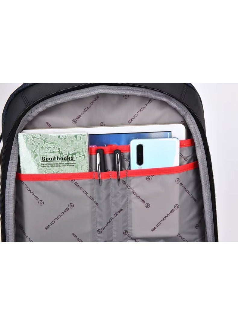 17 Inch Business Laptop Backpack Waterproof LT-5 Black - Image 4