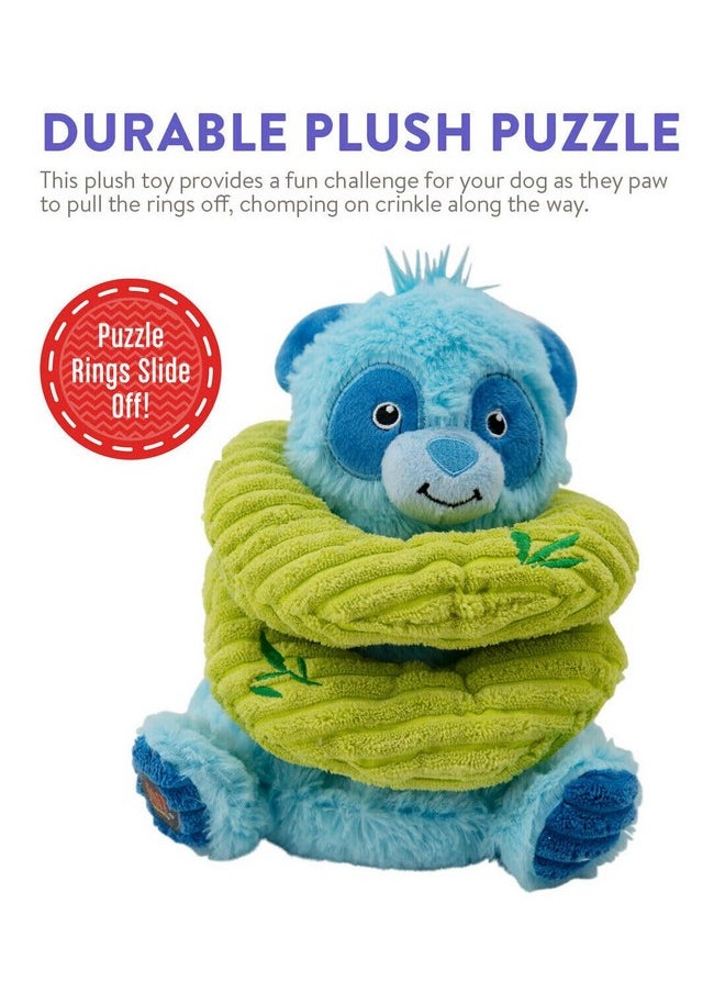 outward hound Outward Hound by Charming Pet Ringamals Panda Interactive Plush Dog Toy Puzzle  - Image 3