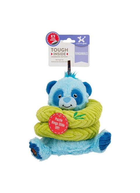 Outward Hound by Charming Pet Ringamals Panda Interactive Plush Dog Toy Puzzle