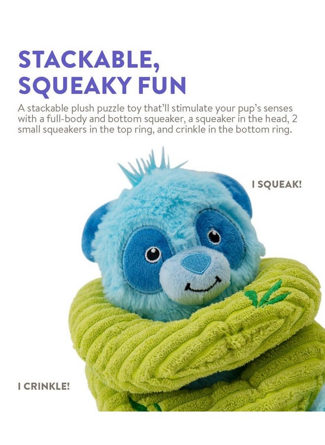 outward hound Outward Hound by Charming Pet Ringamals Panda Interactive Plush Dog Toy Puzzle  - Image 4