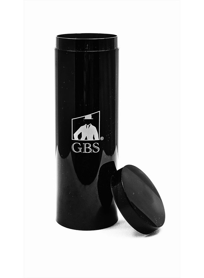 G.B.S حافظة فرشاة الحلاقة، علبة سفر لجميع أنواع الفرش، حامل فرشاة الحلاقة، أسود - Image 1