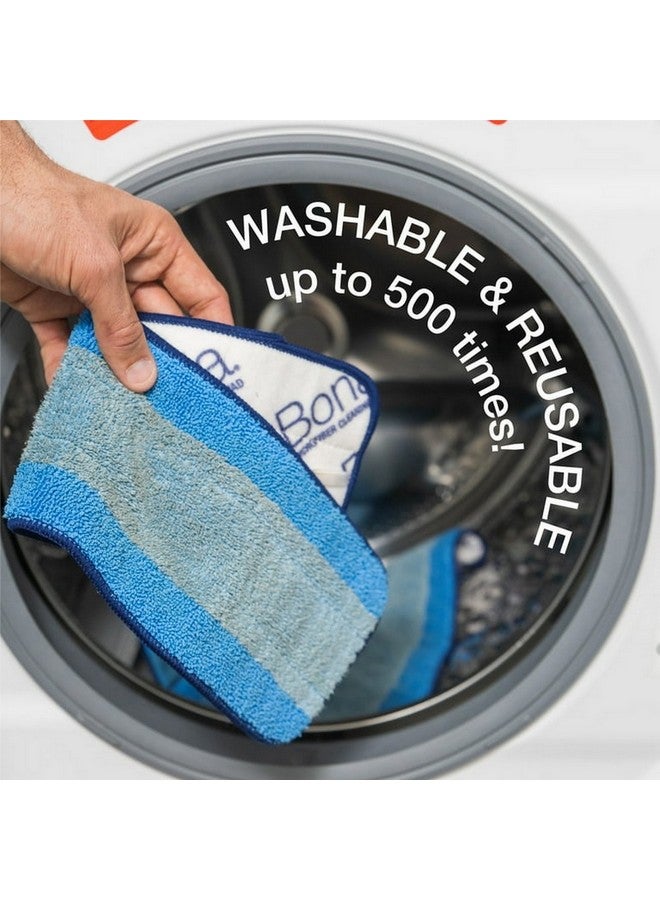 BONA 3-Piece Microfiber Mop Pad for Multi-Surface Floors Blue 0.25 x 18.31 x 5.12 Inch AX0003608 - Image 4