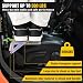 Nilight Car Door Step Universal Aluminum Latch Step for Car Roof Access Portable Folding Car Door Latch Hook Step MultiAdjustable Both Feet Stand Pedal Max Load 500 Lbs for Truck SUV Vehicles Green - Image 3