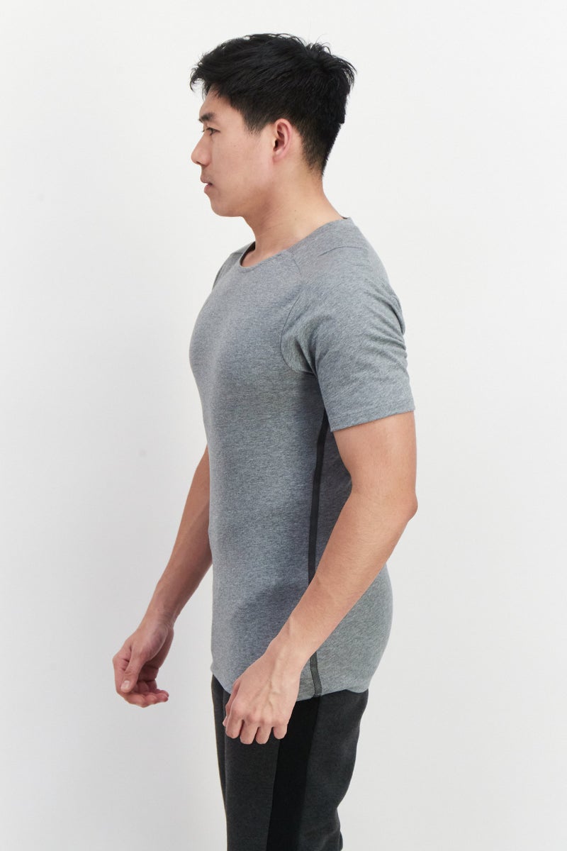 PUMA Men Sportswear Fit Short Sleeve Training T Shirt, Grey - Image 3