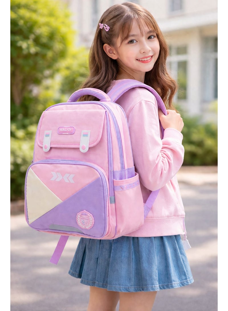 Kids School Backpack â€“ Lightweight Durable School Bag with Multiple Compartments, Comfortable Padded Straps & Stylish Design for Boys & Girls - Image 2