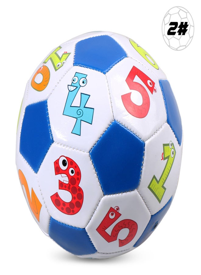 REGAIL Size 2 Kids Soccer Ball Inflatable Soccer Training Ball Gift with Carrying Sack for Children Students - Image 1