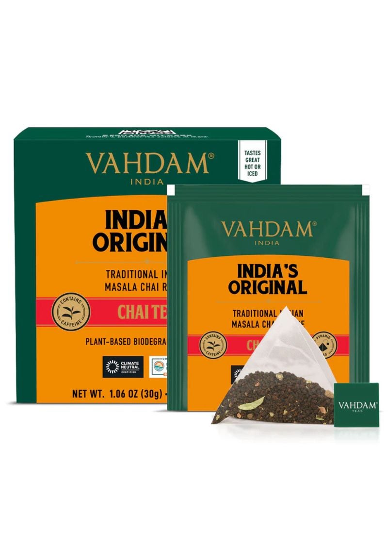 Vahdam India's Original Masala Chai Tea 15 Teabags (30g)  - Image 2