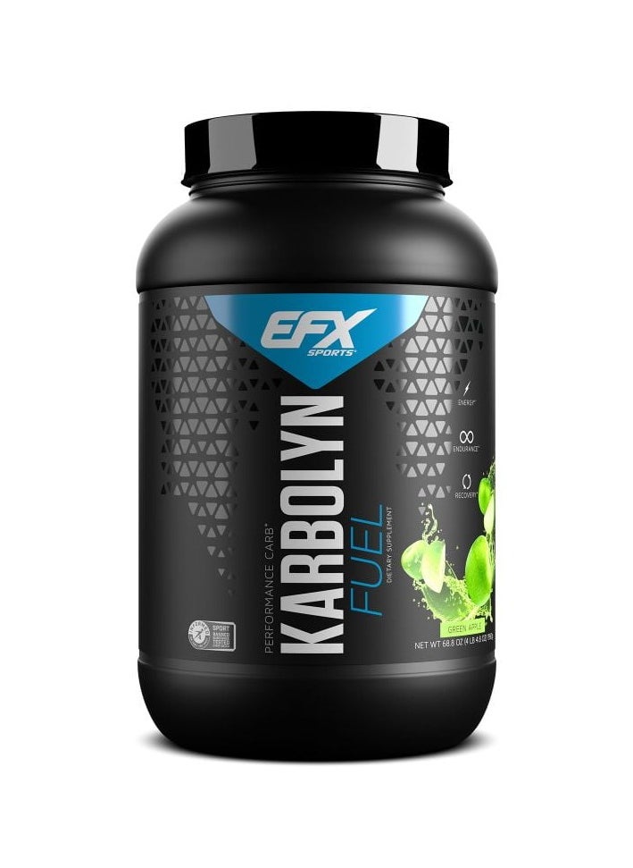 EFX SPORTS EFX Sports karbolyn fuel performance Carbs 1950g Green Apple Flavor 36 Serving  - Image 1