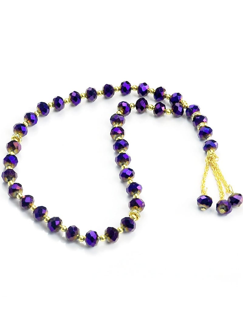 KUYING 33 10mm Crystal Bracelet Lslamic Prayer Beads - Image 1