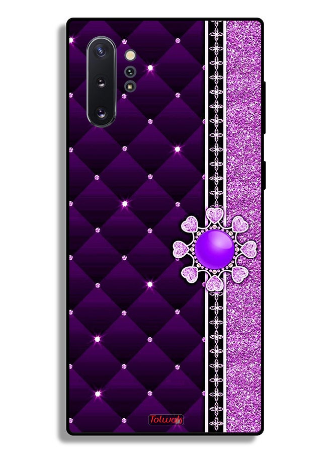 Tolwak Samsung Galaxy Note 10 Plus Protective Case Cover Glitter Hearts - Image 2