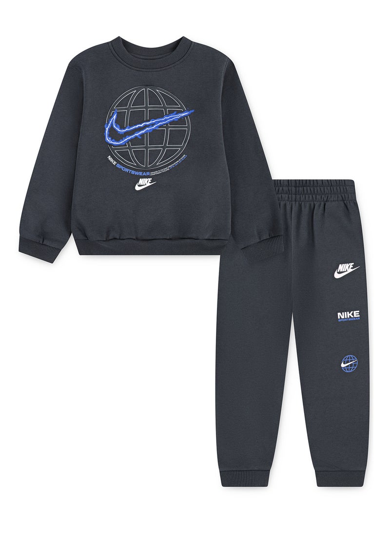 Nike Kids Fleece Crew & Pant Set  - Image 1
