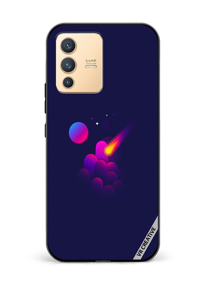 VR CREATIVE - Protective Case Cover For Vivo V23 5G Space Minimalist Design Multicolour - Image 1