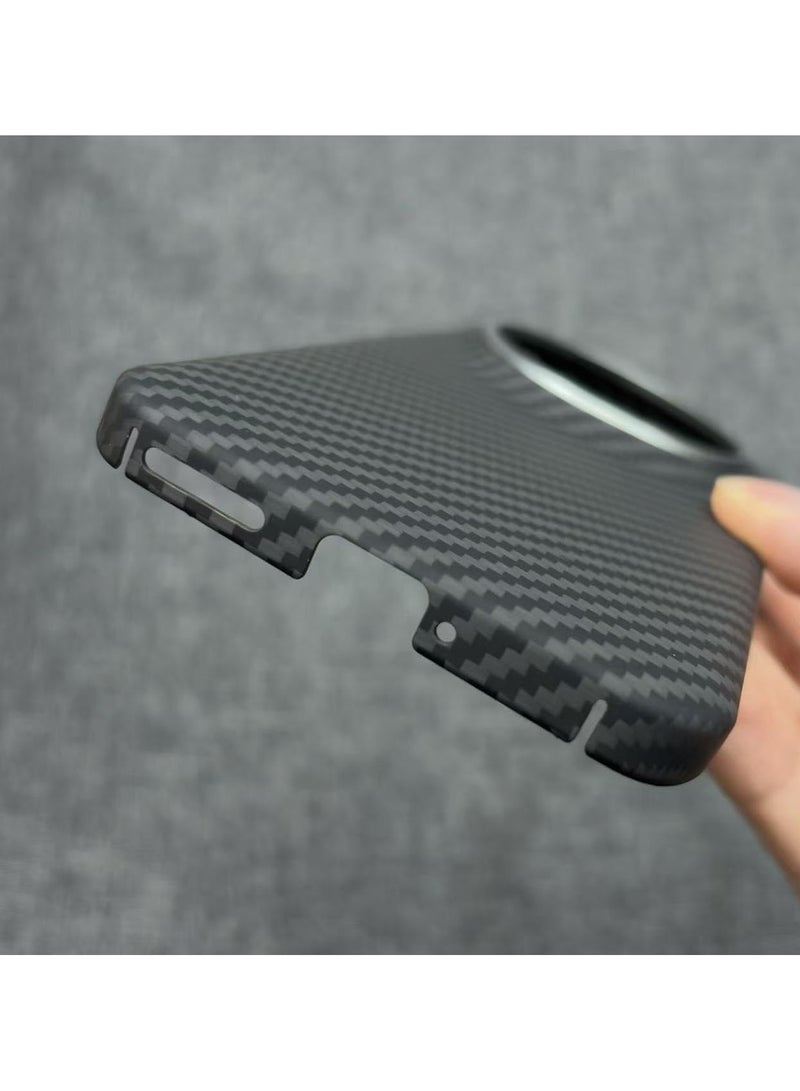 general Honor Magic8 Pro 2025 1500D Aramid Fiber Phone Case Ultra-thin Magnetic Kevlar Protective Cover with Wireless Charging Support Rigid Metal Lens Ring Design - Image 4
