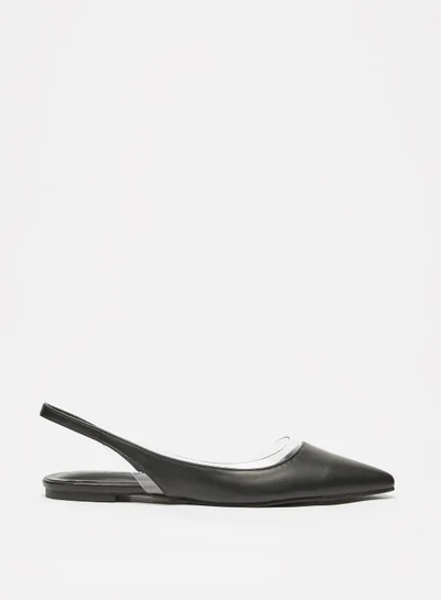 Flora Bella By Shoexpress Womens Pointed Toe Slip-On Sling Back Ballerina Shoes