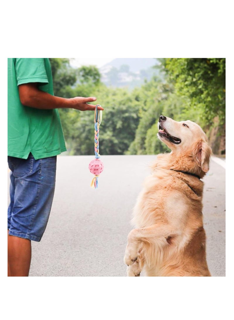 FengSVMA 6 Pcs Puppy Chew Toys Set, Cute Safe Rope Toys Teeth Clean Toys Set with Cotton and Rubber for Small Dogs,Washable Cotton Rope Dog Toy - Image 3