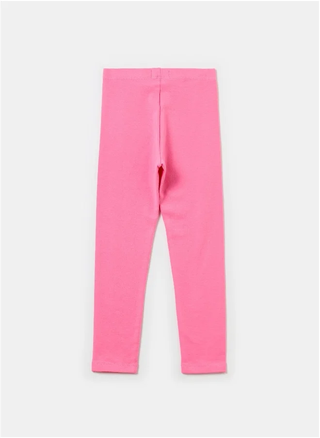 او في اس Stretch cotton leggings