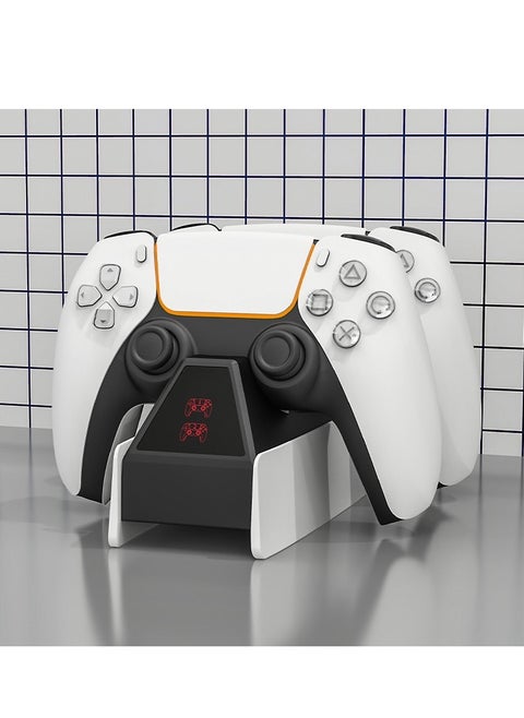 For Sony PS5 controller handle base, two-seat charging stand game controller with LED light special fast charger power base