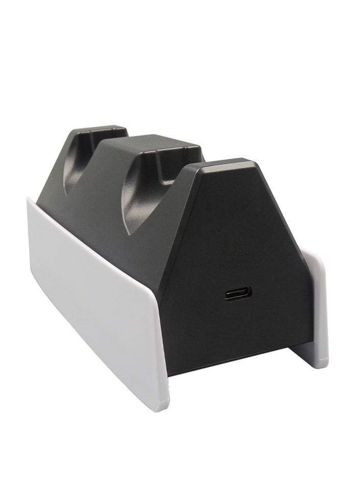 Generic - For Sony PS5 controller handle base, two-seat charging stand game controller with LED light special fast charger power base - Image 1