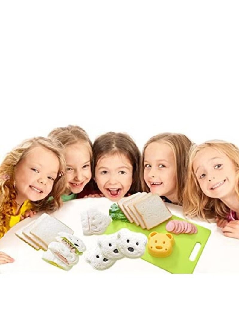 DIY Picnic Kitchen Animal Mould Rice Shaper Bento Accessories Cute Panda Bear Sandwich Cutter Cake Bread Toast Maker Mini Shape - Image 4