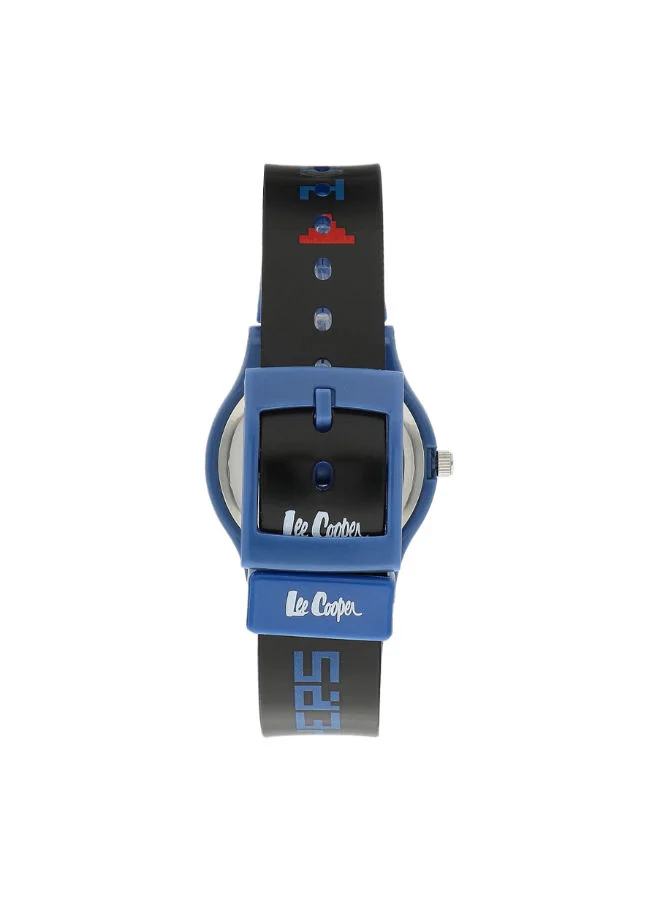 لي كوبر Lee Cooper Kids PC21S Movement Watch, Analog Display and Silicone Strap - LC.K.1.951, Blue