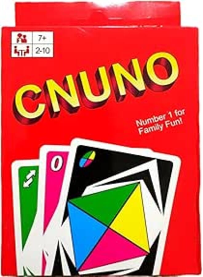 CNUNO - Cards Game, Number 1 For Family Fun, Model No.839-19-3 For Children Above 7 Years (Toys)