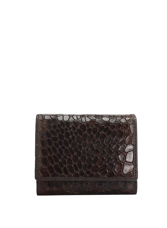 Da Milano  Genuine Leather Brown Ladies Wallet for Women | Best Price UAE