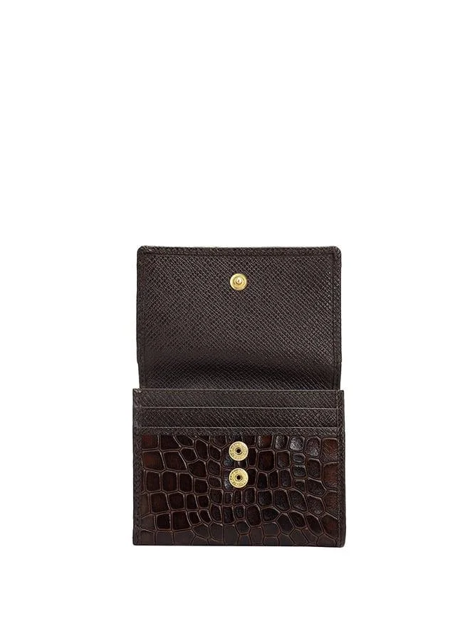 Da Milano  Genuine Leather Brown Ladies Wallet for Women | Best Price UAE