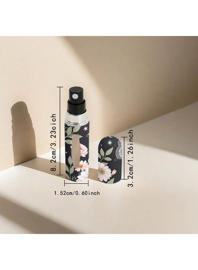 Perfume Refillable Bottles, 5ML Perfume Atomiser Bottles, 3PCS Mini Travel Perfume Atomizer Portable Purse Spray Bottle Empty Container, for Purse Handbag Pocket Luggage - Image 3