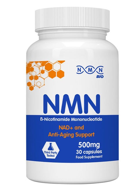 Bio 99% Pure Beta Nicotinamide Mononucleotide Capsules For Anti-aging Support 500mg 30's