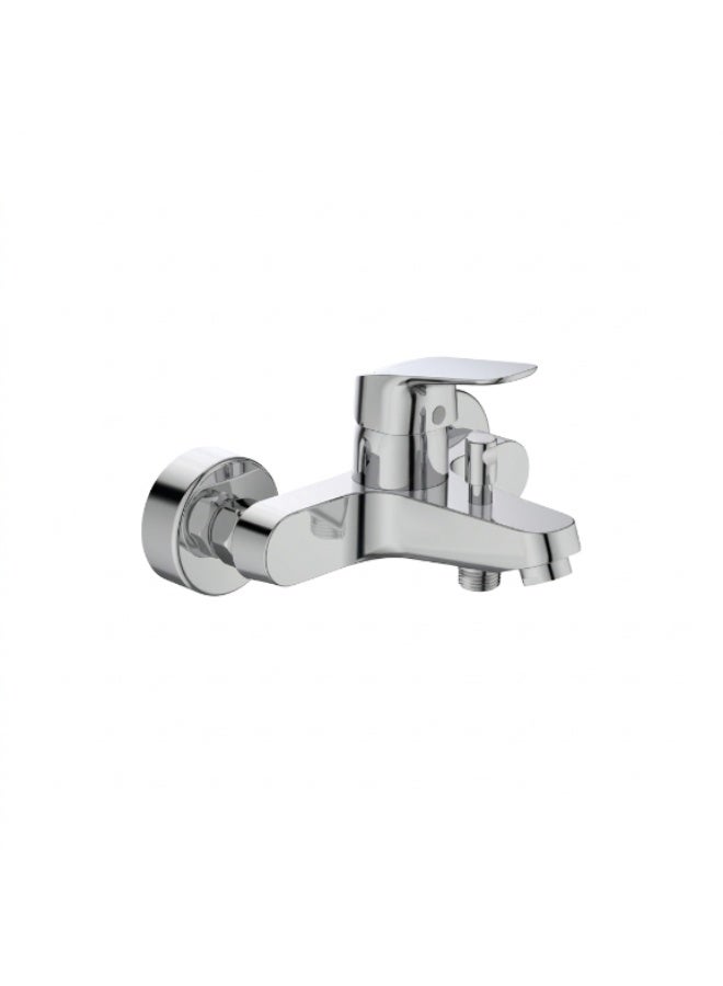 Ideal Standard Ceraflex Single Lever Exposed Bath & Shower Mixer, Brass, Chrome, 175-184 x 207 x 123 mm - Image 1