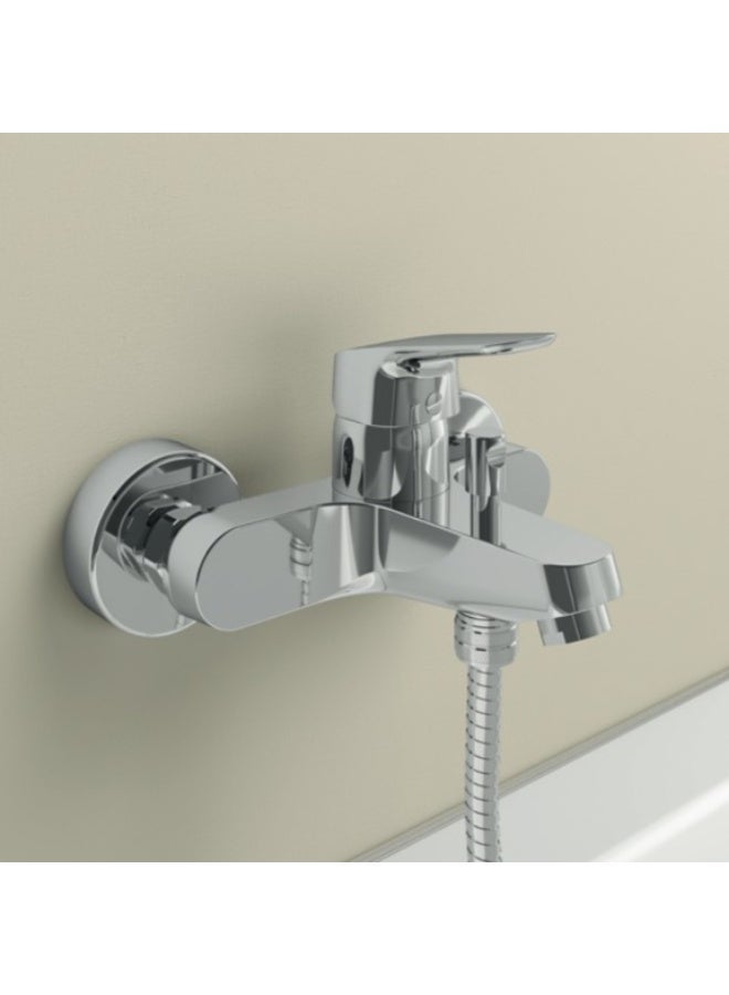 Ideal Standard Ceraflex Single Lever Exposed Bath & Shower Mixer, Brass, Chrome, 175-184 x 207 x 123 mm - Image 2