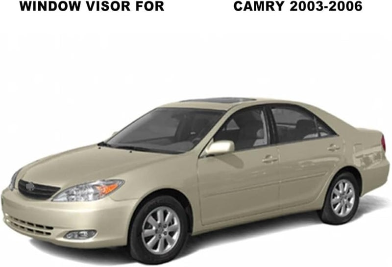 Vuzmode Sun Rain Guard Vent Deflectors for Toyota Camry XV30 - Image 5