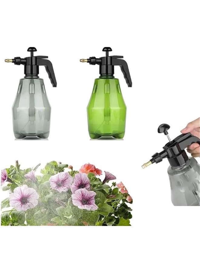 HOOKOR Fine Mist Spray Bottle Plastic1.5L, Hand Held Pressure Plant Mister with Top Pump for Water Spray Bottle - Fine Mist Spray Bottle for Flowers, Plants, Gardening, Cleaning Solutions - Image 1