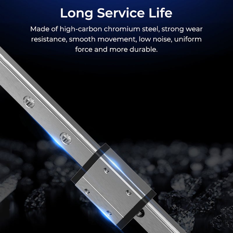 حزمة سلسلة دليل خطية كرياليتي (CREALITY) للطابعات ثلاثية الأبعاد Ender-3/ Ender-3 Pro/ Ender-3 V2، بطباعة عالية الدقة وطباعة عالية السرعة وطول عمر طويل - Image 2